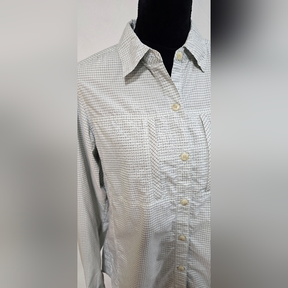 Exofficio travel shirt women M vented outdoors safari hiking adventure gorpcore - Picture 2 of 8
